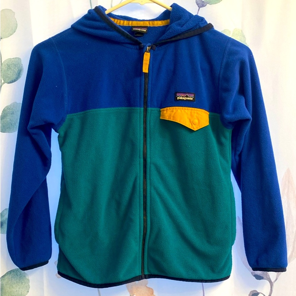 Boys Patagonia Fleece Zip Up - S (7-8)